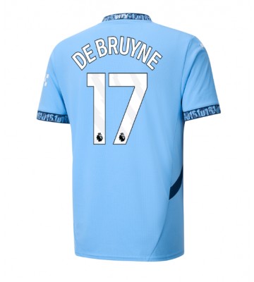 Manchester City Kevin De Bruyne #17 Hjemmebanetrøje 2024-25 Kort ærmer